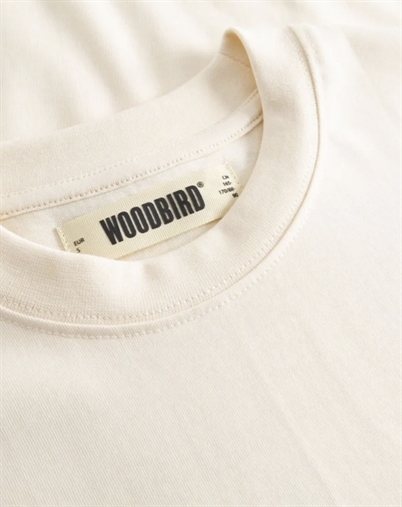 Woodbird - WBJuno Wok T-shirt - Off White